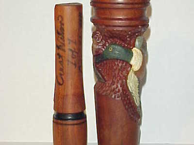 Crest Wilson - Corinth, MS - Carved & Painted Duck Call