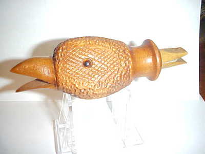 Don Faigley (1943-2010) Lancaster, OH - Carved & Checkered Crow Call