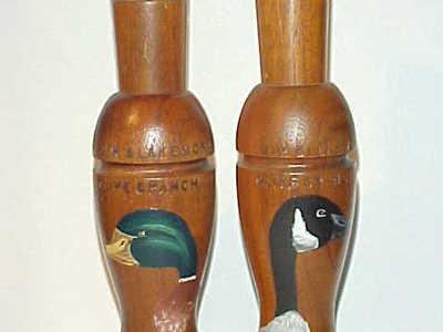 Jim Blakemore (1918-1984) Olive Branch, IL - Duck & Goose Call Set