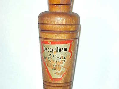 Oscar Quam (1887-1969) Minneapolis, MN - Early Duck Call