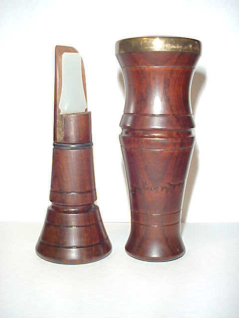 thumbnail image 2 of Cocobolo Duck Call Barrel - Handmade Wooden Game Call - Cut Down Calls 2 of 3