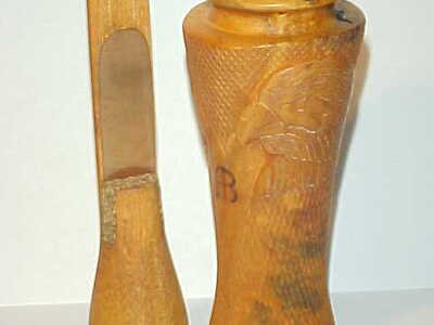 Albert Bignar - Jena, LA - Carved and Checkered Duck Call