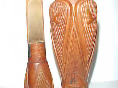 Albert Bignar - Jena, LA - Carved & Checkered Duck Call