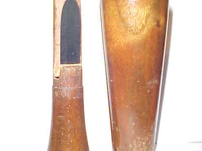 Andy M Bowles (1893-1997) Walnut Duck Call - Stamped