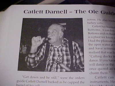 Catlett Darnell (1922-1998) Clarksville, TN - Duck Call