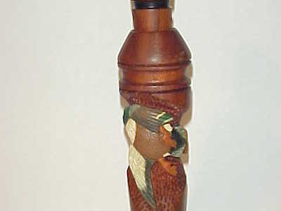 Crest Wilson - Corinth, MS - Carved & Painted Duck Call