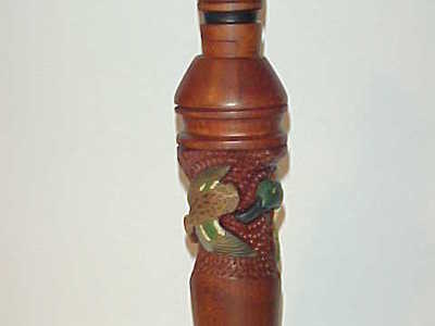 Crest Wilson - Corinth, MS - Carved & Painted Duck Call