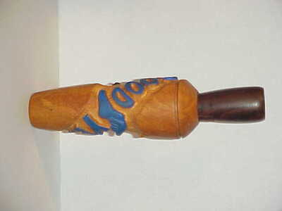 Crest Wilson - Corinth, MS - Carved & Painted Duck Call