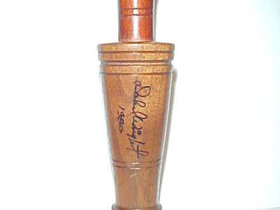 Dahrl Wright (1919-2014) Boone, Iowa - Early Walnut Duck Call