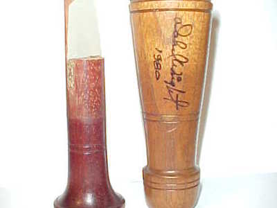 Dahrl Wright (1919-2014) Boone, Iowa - Early Walnut Duck Call