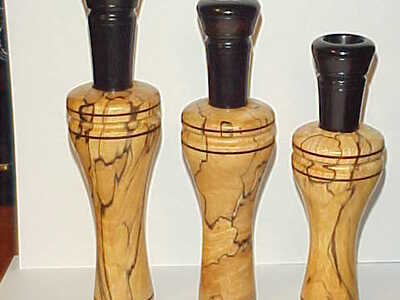 Dennis Poeschel (1949-2009) Milwaukee, WI - Matched Set Duck Call