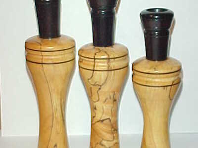 Dennis Poeschel (1949-2009) Milwaukee, WI - Matched Set Duck Call