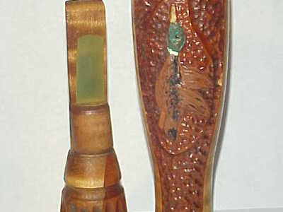 Don Faigley (1943-2010) Lancaster, OH - Carved & Laminated Duck Call