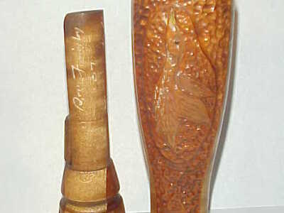 Don Faigley (1943-2010) Lancaster, OH - Carved & Laminated Duck Call