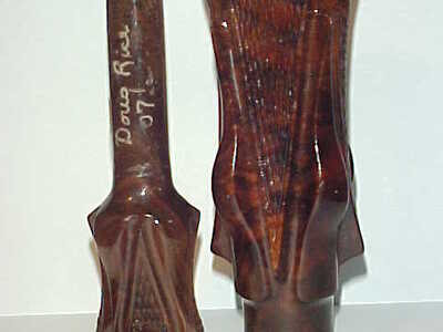 Doug Rice (1942-2021) Strasburg, MO - Checkered Duck Call