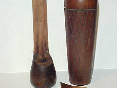 E.E. Montgomery (1891-1956) Miami, Oklahoma - Checkered Walnut Duck Call