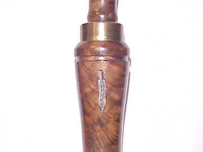 E.L. Quinn (1930-2017) Newbern, TN. - Burl Walnut Duck Call