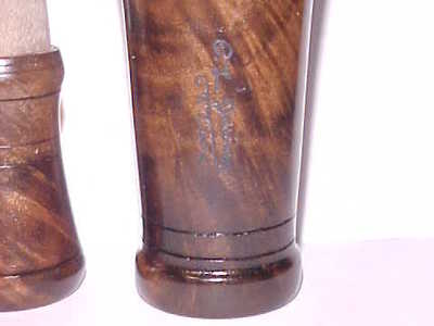 E.L. Quinn (1930-2017) Newbern, TN. - Burl Walnut Duck Call