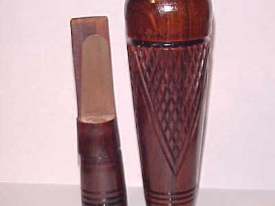 Fay Holt (1928-2005) Bethel Springs, TN - Checkered Duck Call