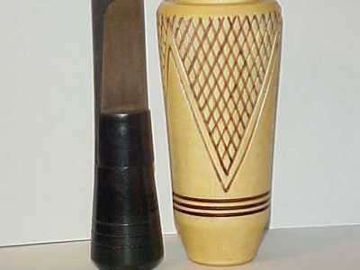 Fay Holt (1928-2005) Bethel Springs, TN - Checkered Duck Call