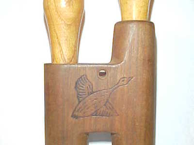 Frank Testo (1009-1980) Elkhart, IN - Combo Duck & Goose Call