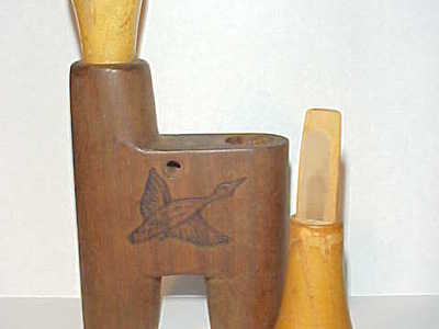 Frank Testo (1009-1980) Elkhart, IN - Combo Duck & Goose Call