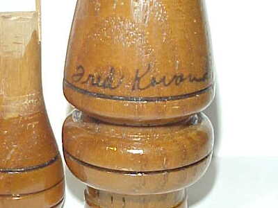 Fred Korando (1925-2010) Cambell Hill, IL. - Walnut Duck Call