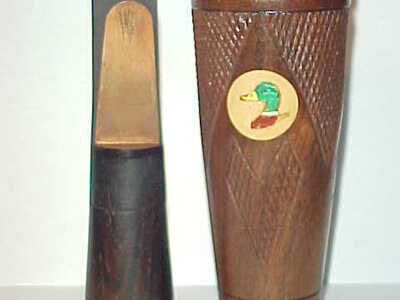 Gene Parrish (1929-2009) Erin, TN - Checkered Duck Call