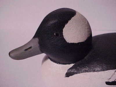 Herb Daisey Jr - Mini Carved Bufflehead Drake