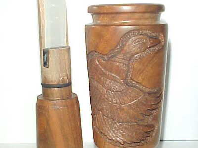 Herb Ohley (1952-2016) Alton, IL - Carved Duck Call