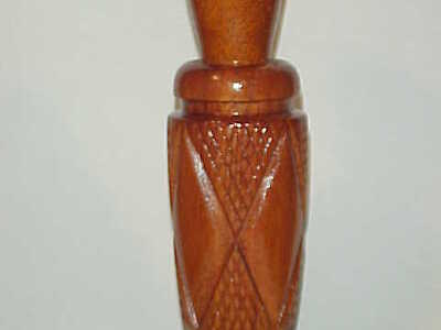 Howard Broussard (1940-2008) Miton, LA - Checkered Duck Call