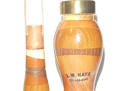 J.W. Hays (1925-2014) Milan, TN - Laminated Duck Call
