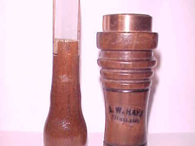 J.W. Hays (1925-2014) Milan, TN - Walnut Duck Call