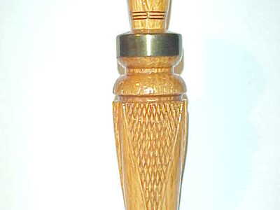 Joe Jaroski (1925-2011) DuQuin, IL - Checkered Duck Call