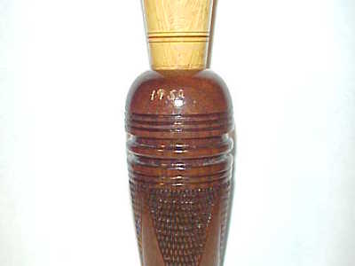 Joe Jaroski (1925-2011) DuQuoin, IL -  Checkered Duck Call