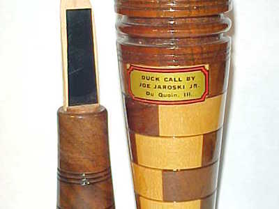 Joe Jaroski (1925-2011) DuQuoin, IL -  Laminated Duck Call