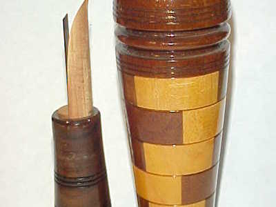 Joe Jaroski (1925-2011) DuQuoin, IL -  Laminated Duck Call