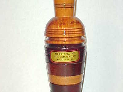 Joe Jaroski (1925-2011) DuQuoin, IL -  Laminated Duck Call