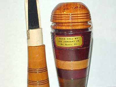 Joe Jaroski (1925-2011) DuQuoin, IL -  Laminated Duck Call