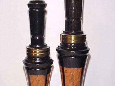 Joe Kolter - Cedar Rapids, IA. - Laminated Duck & Goose Call Matched Set