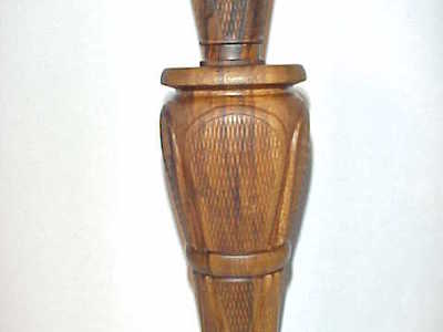 Joe Reinsch - W. Yellowstone, MT - Carved & Checkered Duck Call