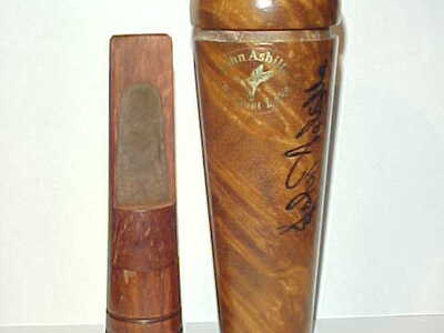 John Asbille (1947-2014) Hornbeak, TN - Burl Walnut  Duck Call