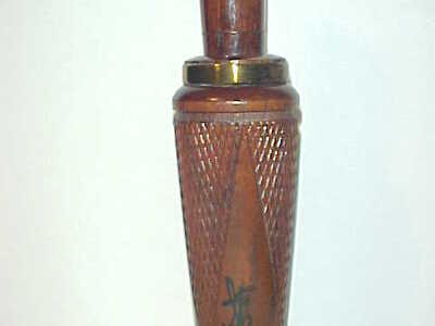 John Asbille (1947-2014) Hornbeak, TN - Checkered Walnut Duck Call