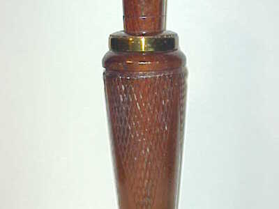 John Asbille (1947-2014) Hornbeak, TN - Checkered Walnut Duck Call