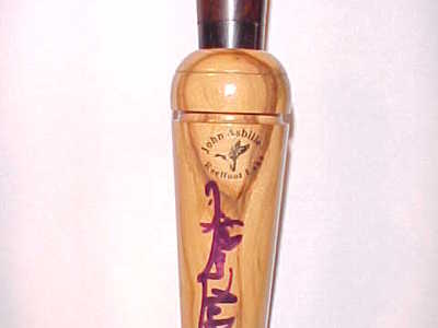 Johnny Asbille (1947-2014) Hornbeak, TN. - Reelfoot Style Duck Call