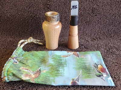 Kevin Sjostrand Pecan wood Duck call, Visalia, CA