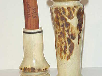 Marv Meyer - Richfield, MN - Carved Antler Duck Call