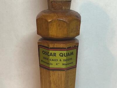 Oscar Quam (1887-1969) Minneapolis, MN. - Duck Call