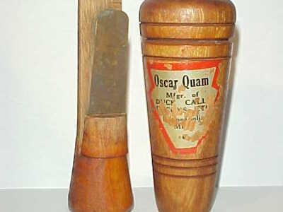 Oscar Quam (1887-1969) Minneapolis, MN - Early Duck Call