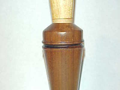 Perry Wade (Deceased) Memphis, TN. - Walnut Duck call.